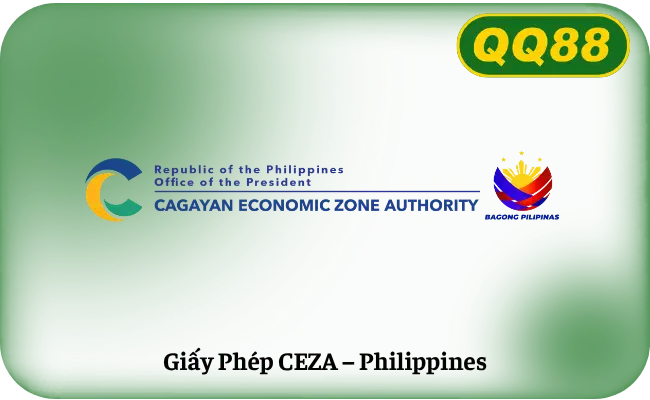Giay Phep CEZA Hình ảnh thông tin CEZA được đăng trên website QQ88